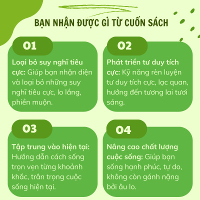 Sách Stop Overthinking - Sống Tự Do, Không Âu Lo - YMATE