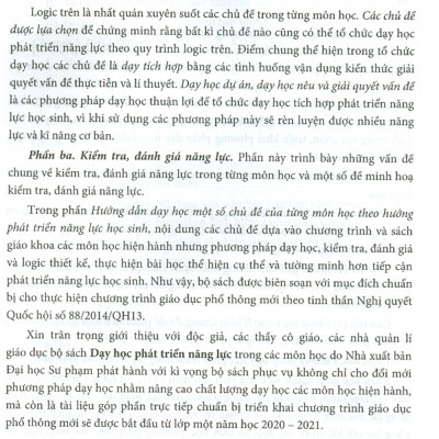 Dạy Học Phát Triển Năng Lực Môn Tiếng Việt Tiểu Học