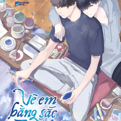 Sách - Vẽ Em Bằng Sắc Lưu Ly - Tặng Kèm Bookmark Bảng Màu + Postcard
