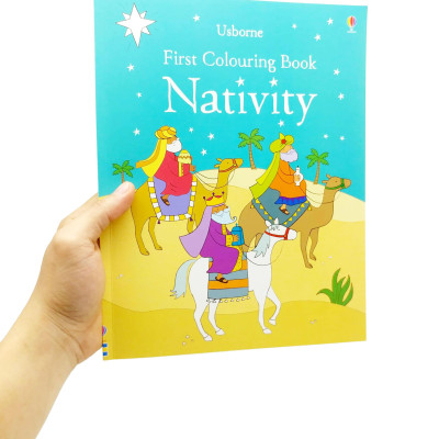 First Colouring Book Nativity