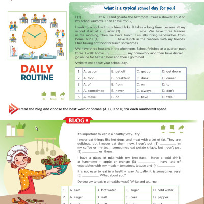 Tăng cường kĩ năng Đọc, Nghe và Giao tiếp Tiếng Anh Lớp 6