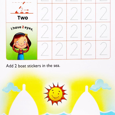 My 123 Stickers & Writing Book