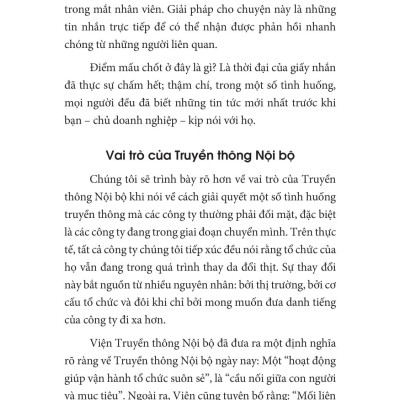 Truyền Thông Nội Bộ: Linh Hồn Của Doanh Nghiệp