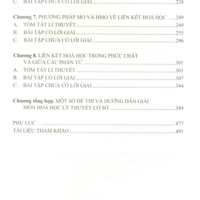 Bài Tập Hóa Học Đại Cương Tập 1: Cơ Sở Cấu Tạo Chất