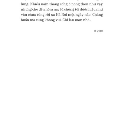 Hà Nội - Chút Bụi Trên Vai Người
