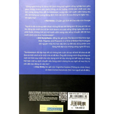Sách - Nền Kinh Tế Chia Sẻ: Sự Kết Thúc Của Việc Làm, Và Sự Trỗi Dậy Của Chủ Nghĩa Tư Bản Dựa Trên Đám Đông - NXB Trẻ