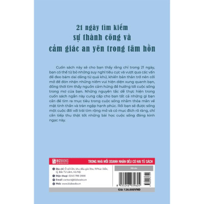 21 Ngày Tìm Kiếm Sự Thành Công Và Cảm Giác An Yên Trong Tâm Hồn  - Bản Quyền