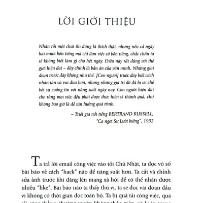 Lười - Một Lần Lười Bằng Mười Thang Thuốc Bổ (Tuệ Tri)