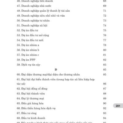 Thuật ngữ pháp lý trong lĩnh vực thương mại và đầu tư - bản in 2024