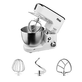 Máy trộn bột, đánh trứng 3 tốc độ đánh cao cấp thương hiệu DSP - 2 màu: Đen và Trắng - Công suất: 1000W - Dung tích: 5.0 lít - Hàng Nhập Khẩu