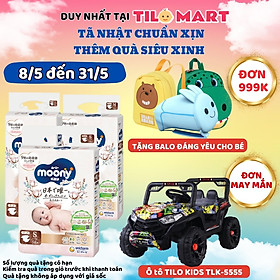 Bỉm - Tã dán Moony Natural nội địa size L 38 miếng (9 - 14kg)