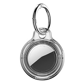 Bao Case Vỏ Bảo Vệ Chống Shock PC Keychain Trong Suốt cho Apple AirTag - Hàng Chính Hãng