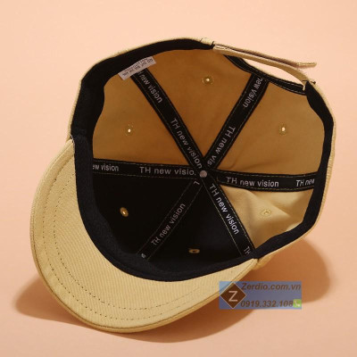 Mũ lưỡi trai vành ngắn cho nam và nữ, chất liệu cotton cao cấp