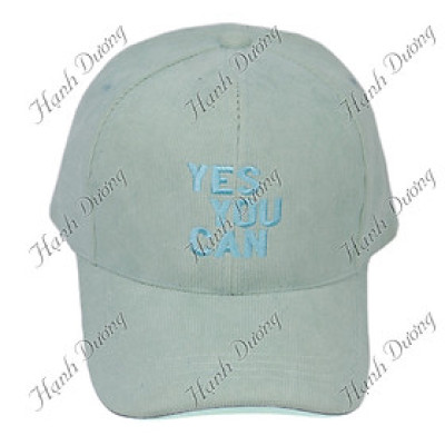 Nón kết nhung YES YOU CAN, chất liệu vải mềm mượt, kiểu dáng thời trang cá tính, có khóa tăng giảm size