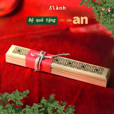 Bộ Quà Tặng Trầm Hương Cao Cấp An 3 Lành Sinh Nhật Mong An Yên Tài Lộc Phúc Lành Trang Trí Nhà Cửa