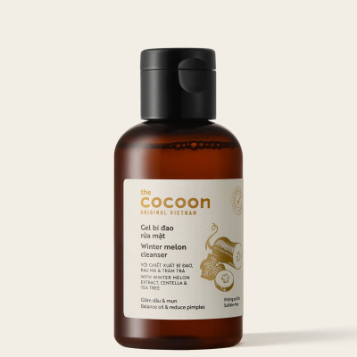 Combo Gel rửa mặt bí đao cocoon 140ml + Toner bí đao cocoon 140ml
