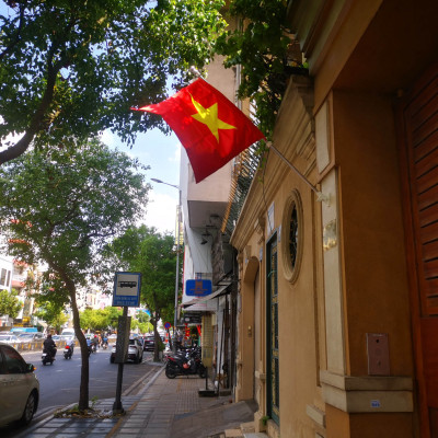 Cờ 70x100cm phi bóng