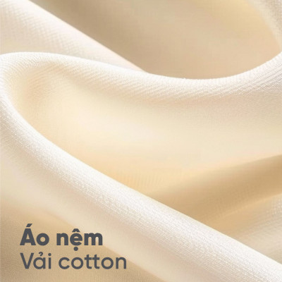 Nệm Bông Ép Vạn Thành Vải Cotton, Gấp Gọn Dễ Di Chuyển Bảo Hành 5 Năm