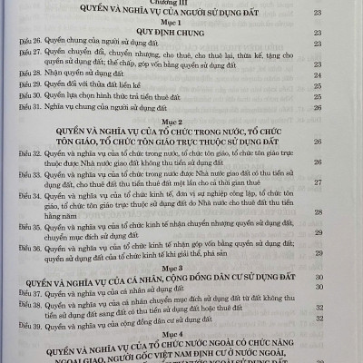 Luật đất đai ( sửa đổi, bổ sung năm 2024 ) và các văn bản hướng dẫn thi hành