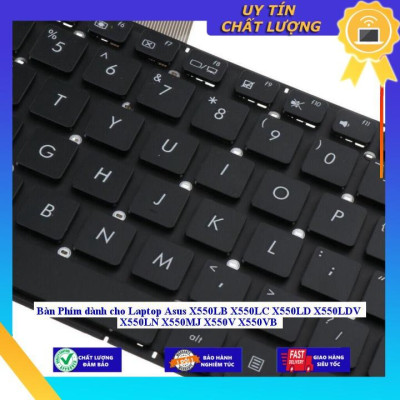 Bàn Phím dùng cho Laptop Asus X550LB X550LC X550LD X550LDV X550LN X550MJ X550V X550VB - Hàng Nhập Khẩu New Seal