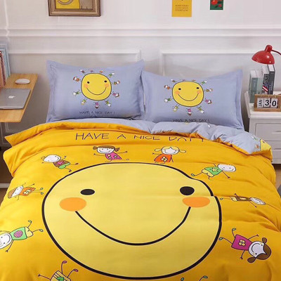 Bộ drap và vỏ chăn cotton Classic Kid VCK2024 ( 4 món )