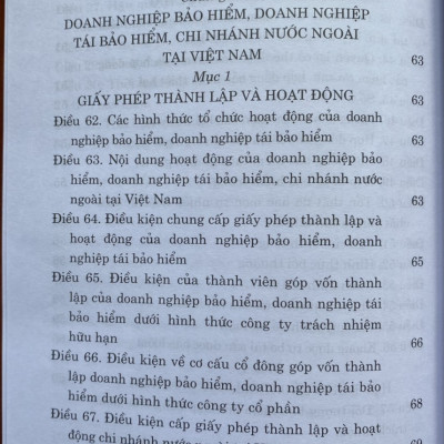 Luật Kinh Doanh Bảo Hiểm 