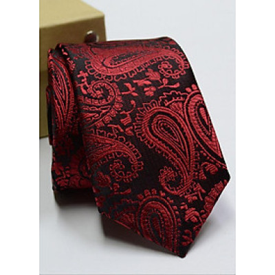 Cà Vạt Nam Titishop CVN071 (145 x 6 cm) - Đỏ