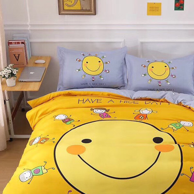 Bộ drap và vỏ chăn cotton Classic Kid VCK2024 ( 4 món )