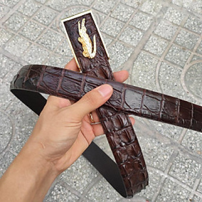 Thắt Lưng Cá Sấu Liền 4cm