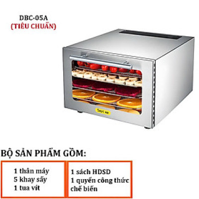 Máy sấy thực phẩm gia đình 5 khay Thương hiệu Mỹ cao cấp Septree DBC-05A, Công suất 400W - Hàng Nhập Khẩu, Chính hãng