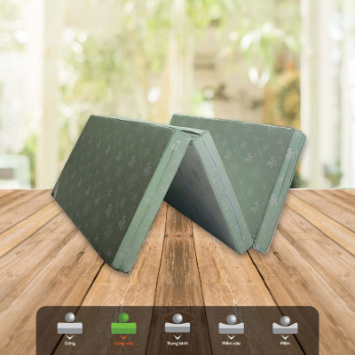 Nệm Bông Ép Gấp 3 Everon Padding chính hãng _ Màu ngẫu Nhiên-Bảo hành 5 năm.