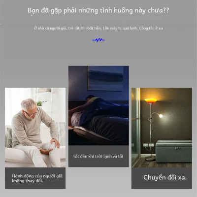 Đui đèn điều khiển từ xa không dây E27 Chức năng hẹn giờ - Điều khiển đèn từ xa