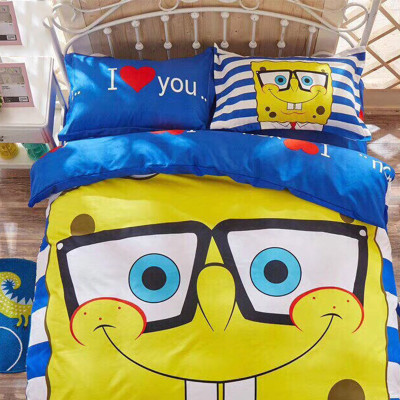 Bộ drap và vỏ chăn cotton Classic Kid VCK2001( 4 món )