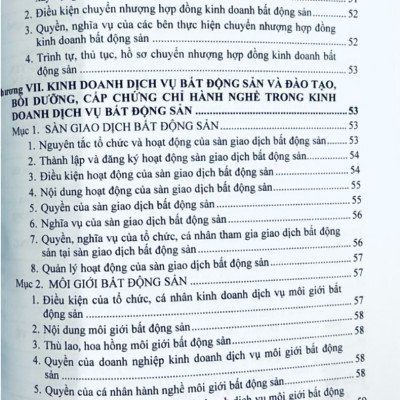 Pháp luật về môi giới, đầu tư kinh doanh bất động sản, đất đai và nhà ở