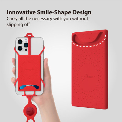 Lanyard PhoneTie 3-Card Holder hàng chính hãng Bone