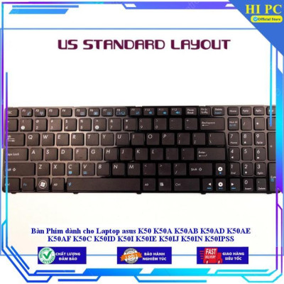 Bàn Phím dùng cho Laptop asus K50 K50A K50AB K50AD K50AE K50AF K50C K50ID K50I K50IE K50IJ K50IN K50IPSS - Hàng Nhập Khẩu New Seal