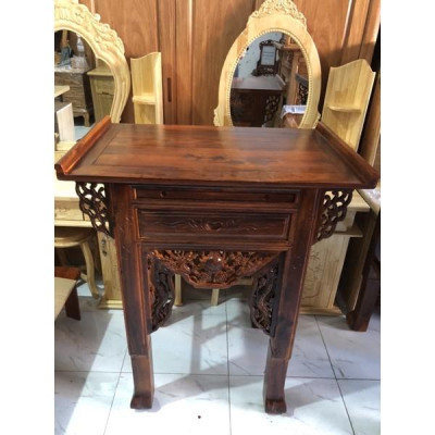 Bàn Cúng & Tủ Thờ Gia Tiên Gỗ Muồng Ngang 88cm