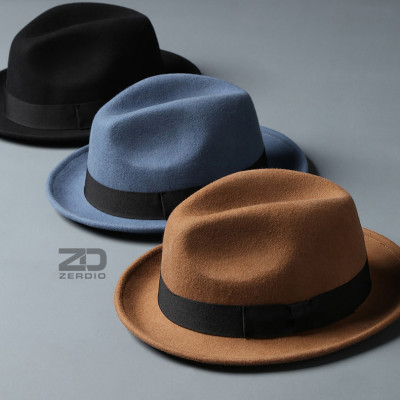 Mũ Phớt Nam Lông Cừu Cao Cấp Hàng Hiệu MrDuck MP033