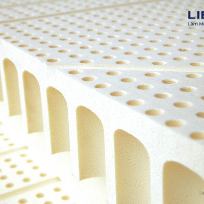 Đệm Cao Su Liên Á Ladome Cool Cao 10cm - Giường Đôi - Nệm Cao Su Thiên Nhiên 100%