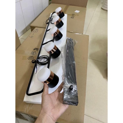 Đèn thả bàn ăn,bàn thả decor,đèn thả 6 đầu 3 mầu ánh sáng DT