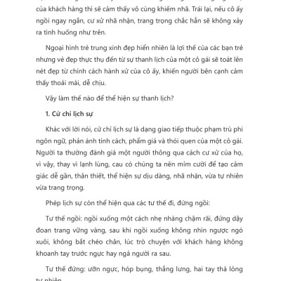Một Cuốn Sách Lễ Nghi Hữu Dụng Dành Cho Các Cô Gái - 70+ Quy Tắc Xã Giao Thanh Lịch Của Quý Cô Hiện Đại