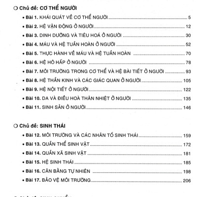Bồi Dưỡng Học Sinh Giỏi Sinh Học 8 (Dùng Chung Cho Các Bộ SGK Hiện Hành) 
