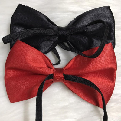 nơ nam đen đeo cổ bê quả, tráp, đồng phục nhà hàng giá rẻ X05