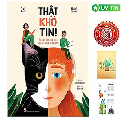 Thật Khó Tin - So Sánh Năm Giác Quan Giữa Con Người Và Động Vật (Tặng Kèm Bookmark CÚ MÈO + SỔ TAY XƯƠNG RỒNG)
