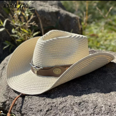 Nón mũ cói cao bồi phong cách Hàn Quốc dành cho cả nam và nữ. Thiết kế đẹp, màu trắng kem nâu nhạt nâu dậm. Kiểu dáng gập gọn tiện lợi.    * Sản phẩm mang phong cách Hàn Quốc Dona25060101