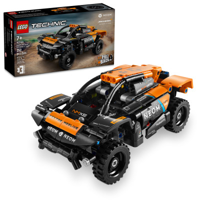 Đồ Chơi Lắp Ráp Xe Đua Địa Hình Neom McLaren Extreme E - NEOM McLaren Extreme E Race Car - Lego Technic 42166 (252 Mảnh Ghép)
