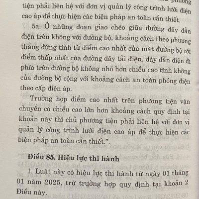 Luật Đường Bộ Năm 2024 