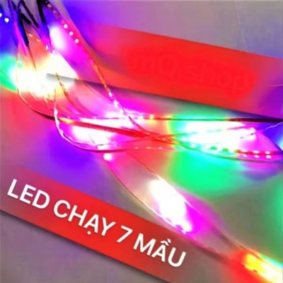 1 DÂY ĐÈN LED TRANG TRÍ SÁNG CHẠY ĐUỔI AUDI NHẤP NHÁY NHIỀU MÀU SẮC CỰC ĐẸP LẮP XE MÁY ÔTÔ XE ĐIỆN 