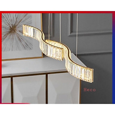 Đèn thả bàn ăn phale dài yêu cầu luxury K9, đèn decor hiện đại DT