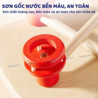 Bộ thổi bóng nổi Mideer Floating Ball Game, đồ chơi trí tuệ cho bé 3,4,5,6 tuổi